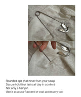 arnew hair clips Mega Hold Safety Pin