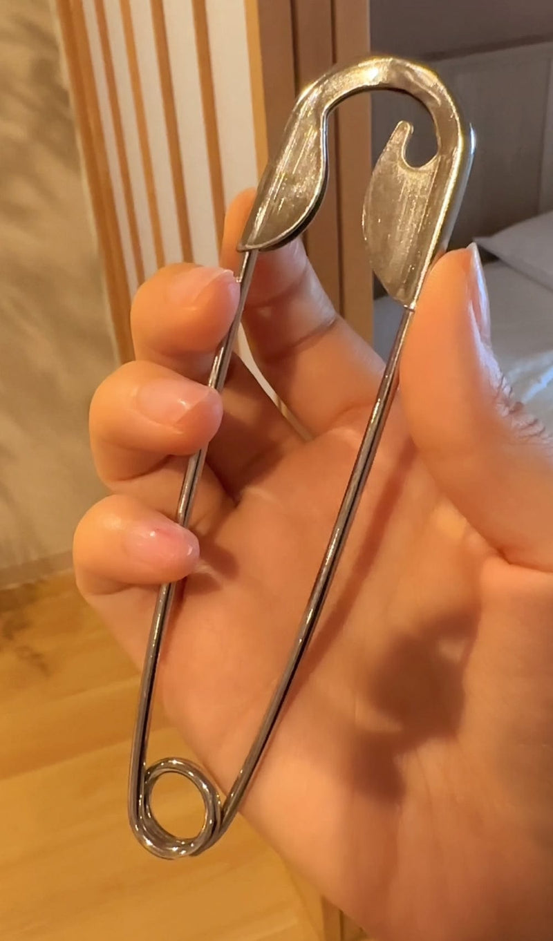 arnew headbands Silver Mega safety hairpin (2 in 1 set)