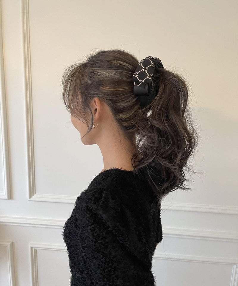 arnew Hair Accessories Monic Ribbon Banana Pin
