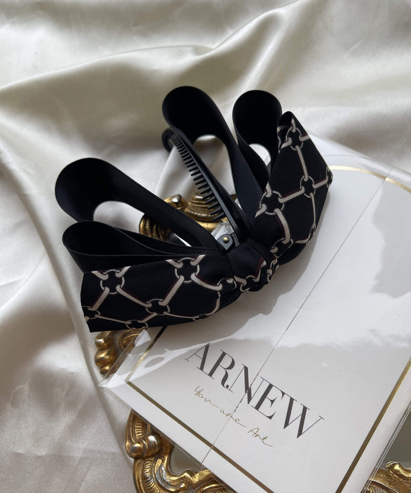arnew Hair Accessories Monic Ribbon Banana Pin