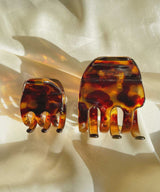 arnew hair claws Italy tortoise hair claw