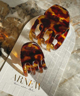 arnew hair claws Italy tortoise hair claw