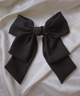 arnew hair clips Black Sophia Big Ribbon Hairclip